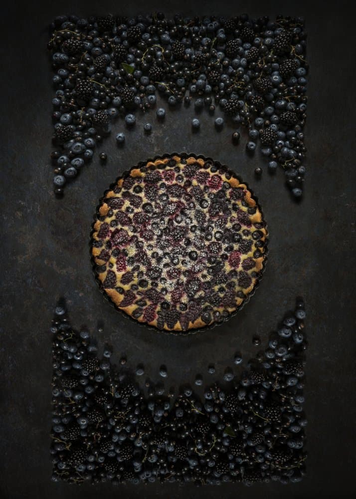 Dark Berry Tart by Diana Popescu — canvas wall art