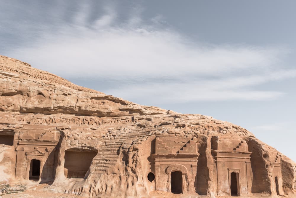 Ancient Desert Tombs by Photolovers — canvas wall art