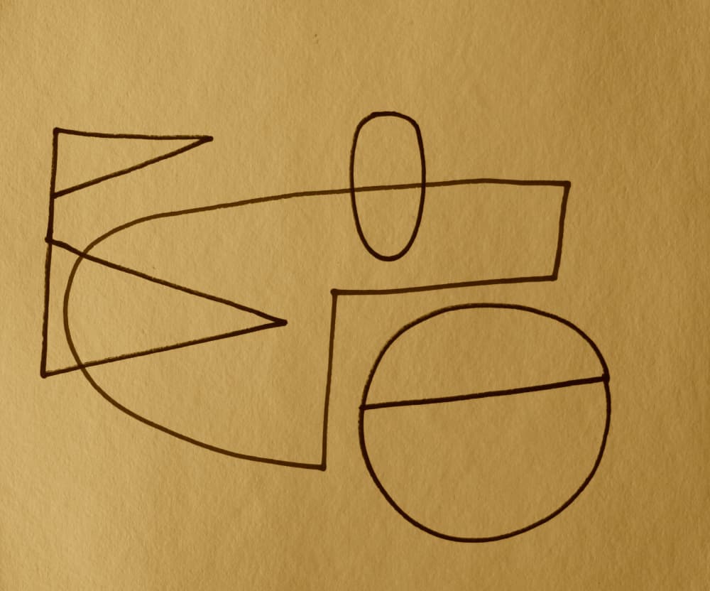 Abstract Line Shapes by Santhosh ch — canvas wall art