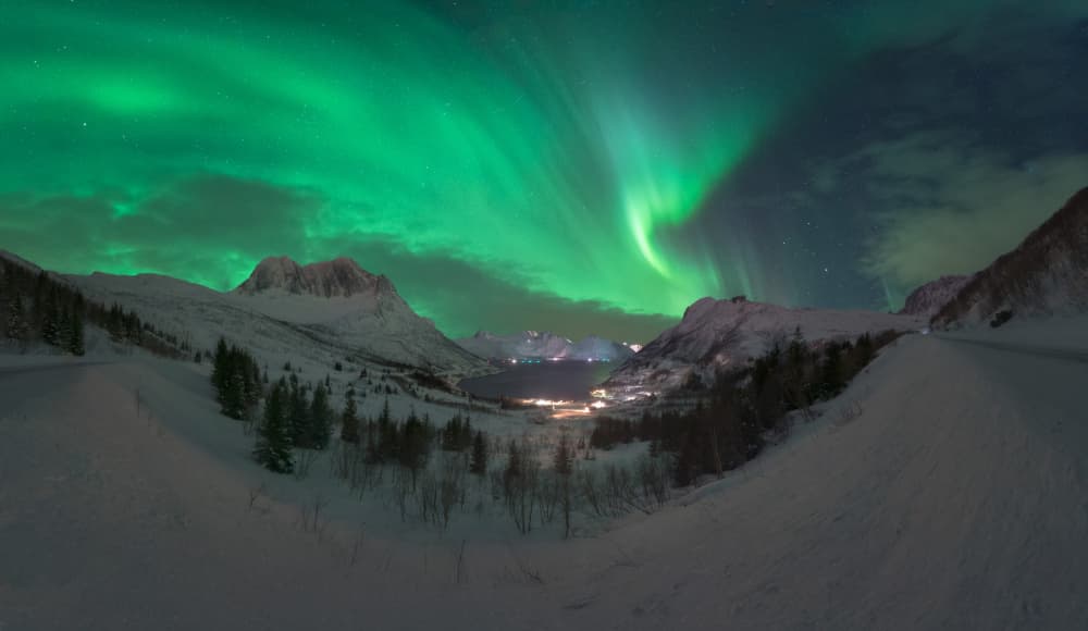 Vibrant Aurora Night by Carlos Gonzalez — canvas wall art