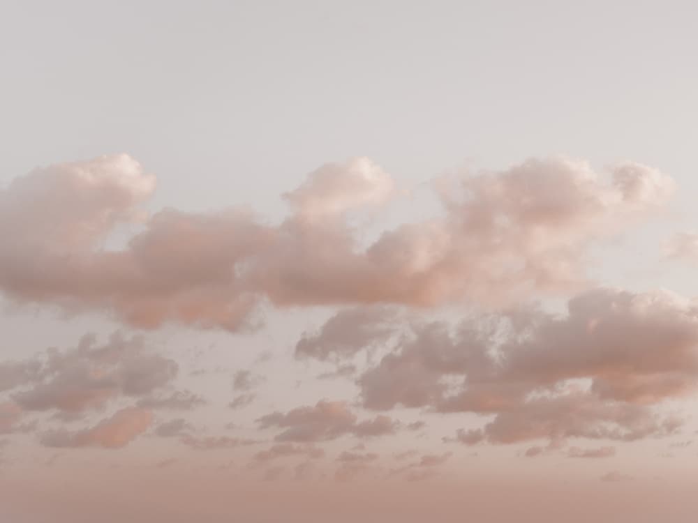 Dreamy Pink Cloudscape by Magda Izzard — canvas wall art