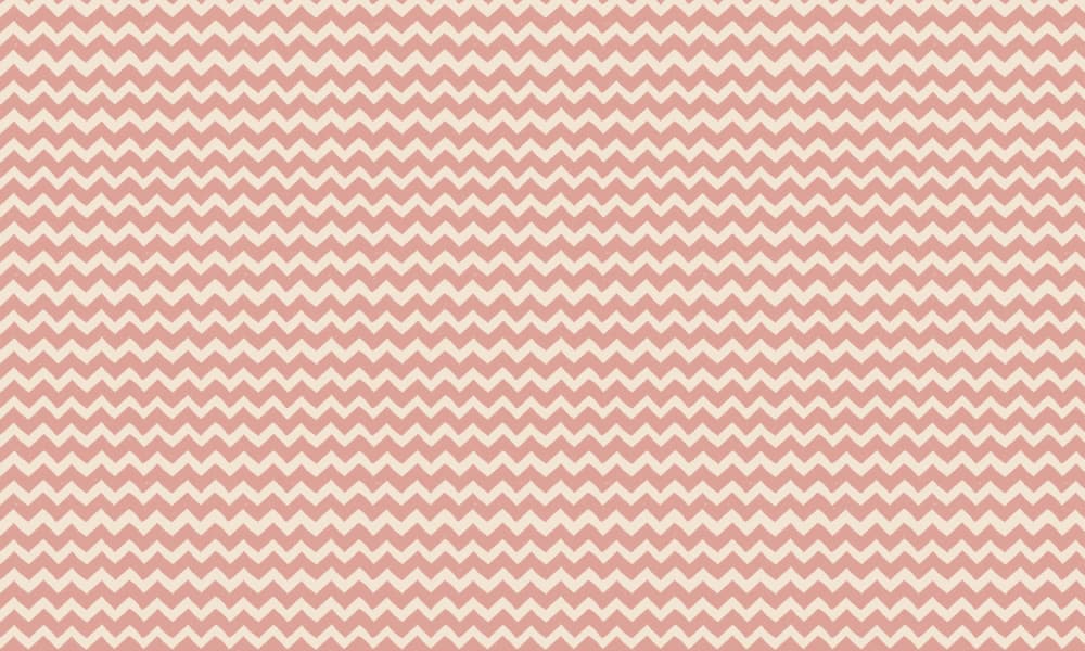 Pink Cream Chevron Pattern by Philippine Bouchez — canvas wall art
