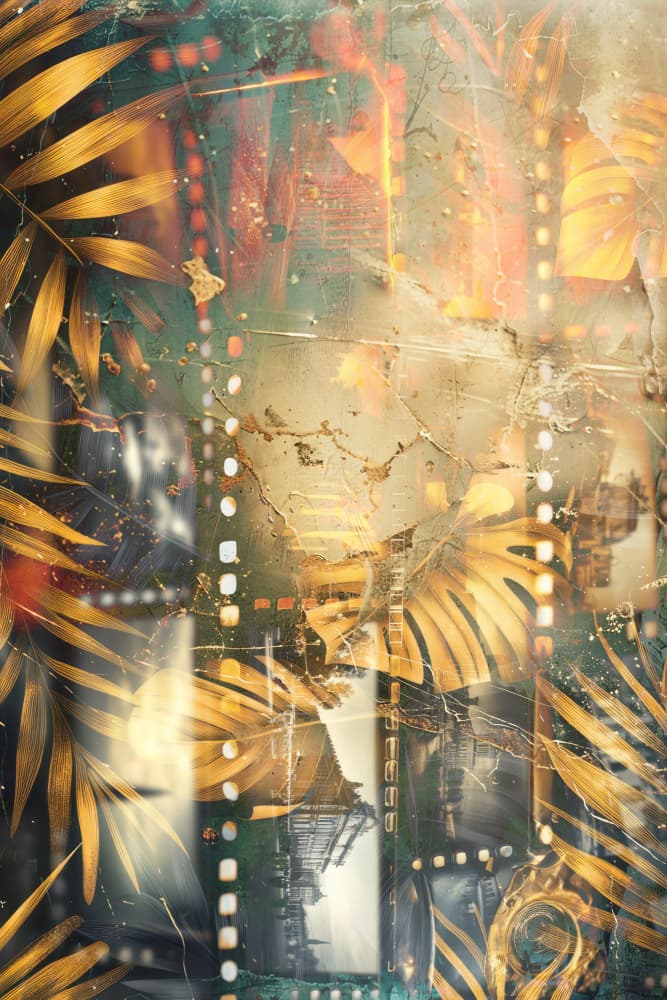Vintage Tropical Film by Rafal Kulik — canvas wall art