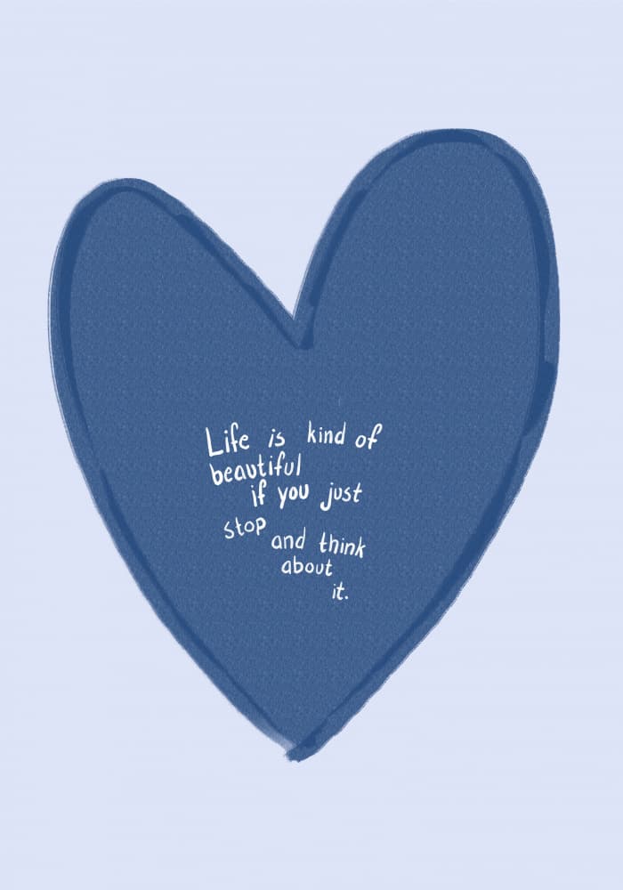 Life Is Beautiful by Athene Fritsch — canvas wall art