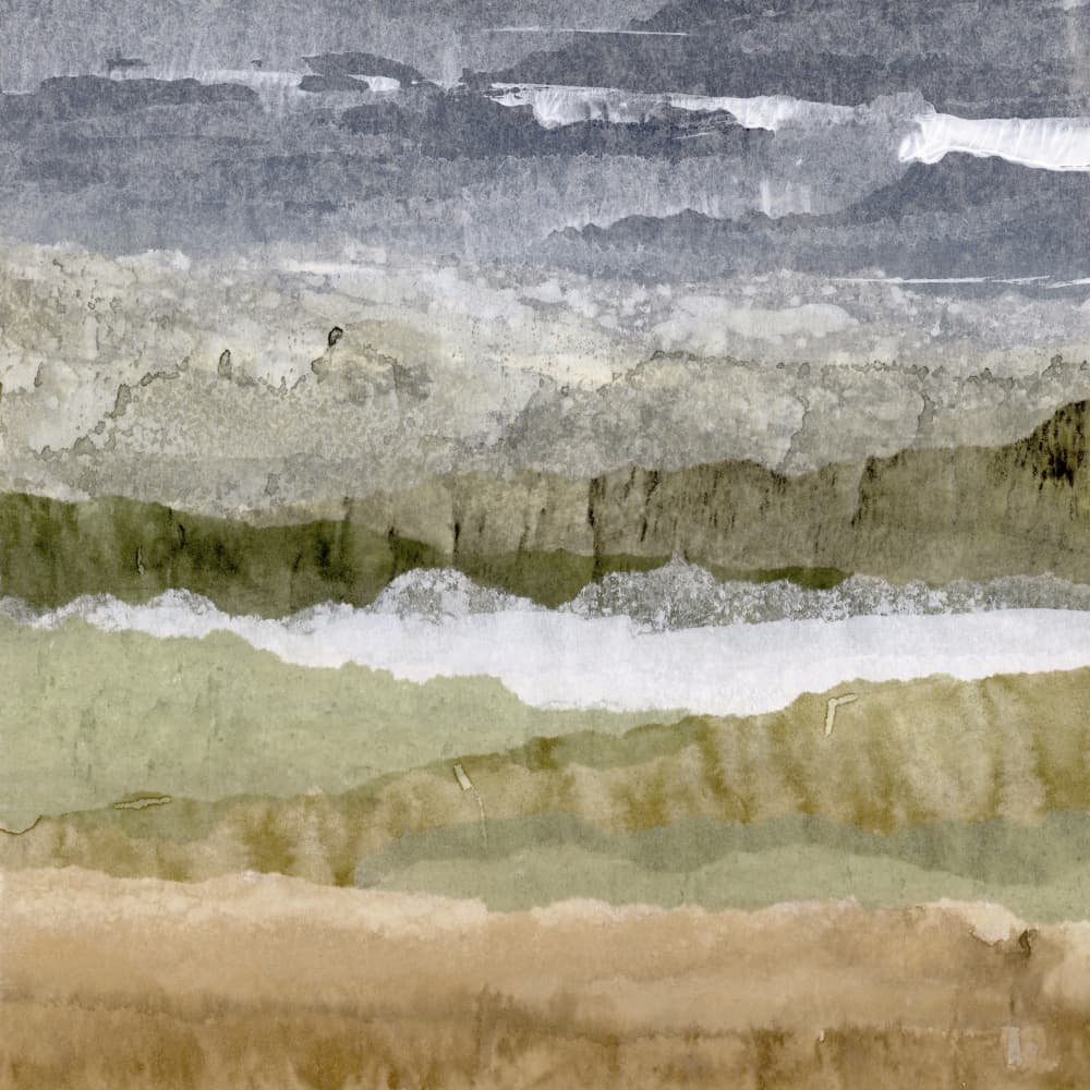 Muted Abstract Landscape by Lara Eckerman — canvas wall art