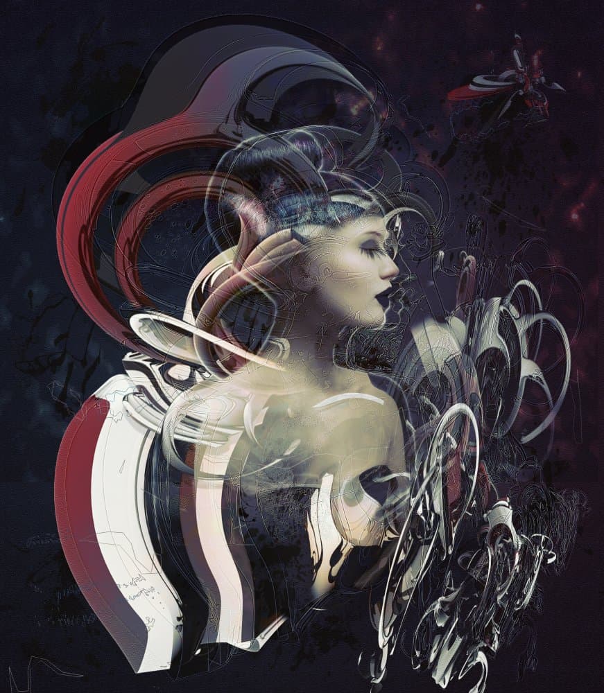 Extraterrestrial. by Natalia Simongulashvili ( NATALIORION ) — canvas wall art