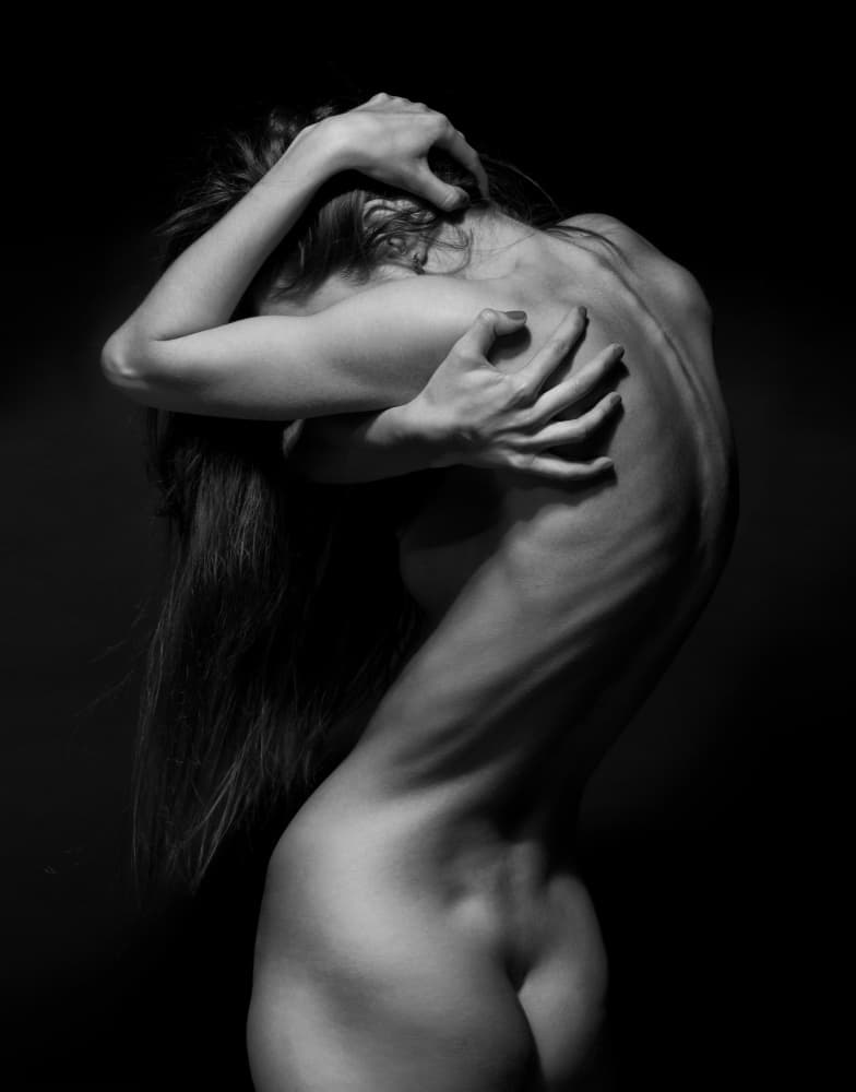 Elegant Nude Back by Anton Belovodchenko — canvas wall art