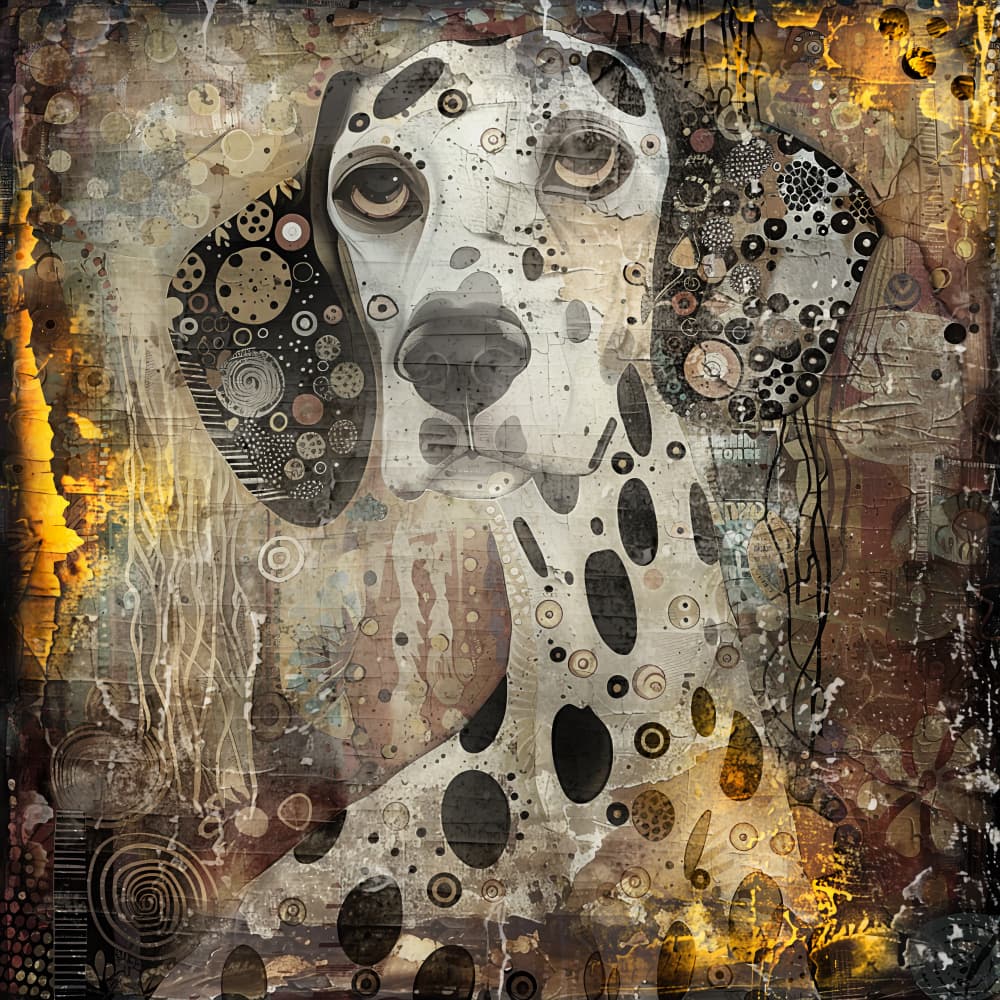 Soulful Dalmatian Art by Rafal Kulik — canvas wall art