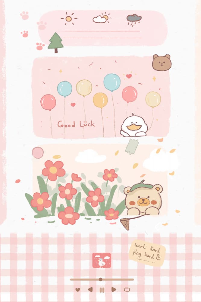 Cute Friends Good Luck by Xuan Thai — canvas wall art