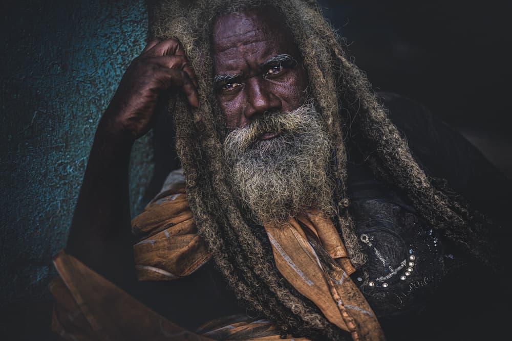 Soulful Man Portrait by Marco Tagliarino — canvas wall art