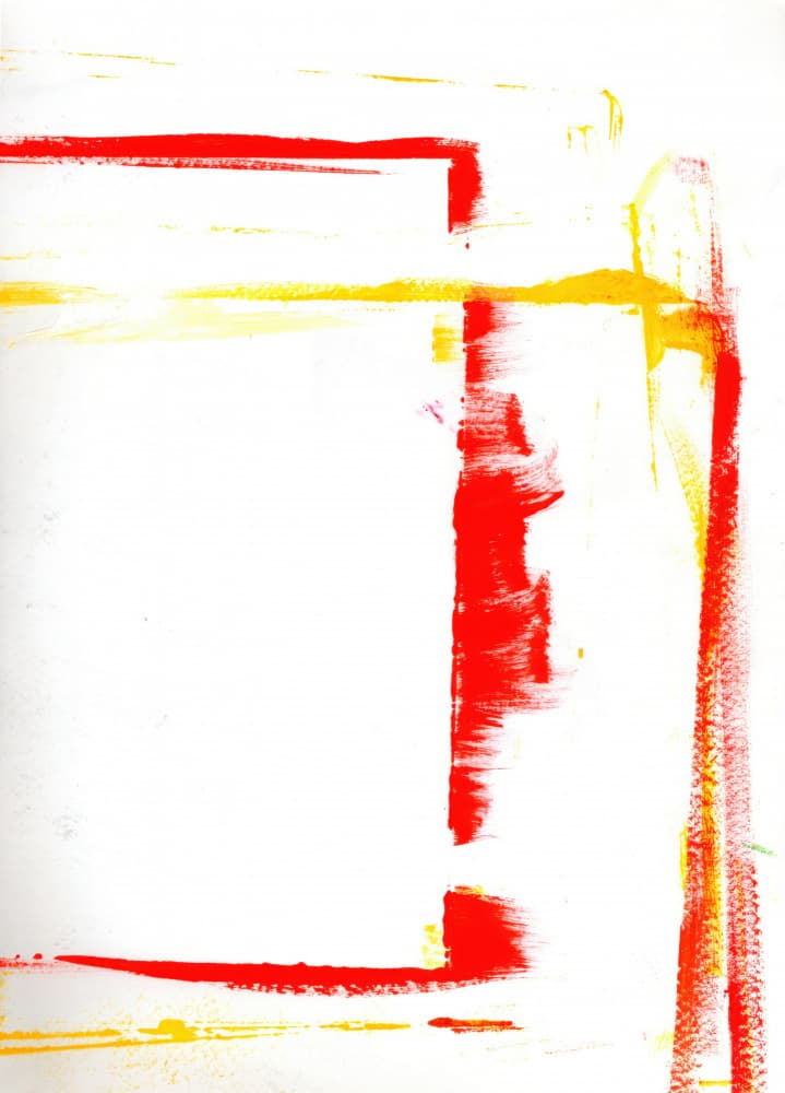 Bold Red Yellow by Kulik — canvas wall art