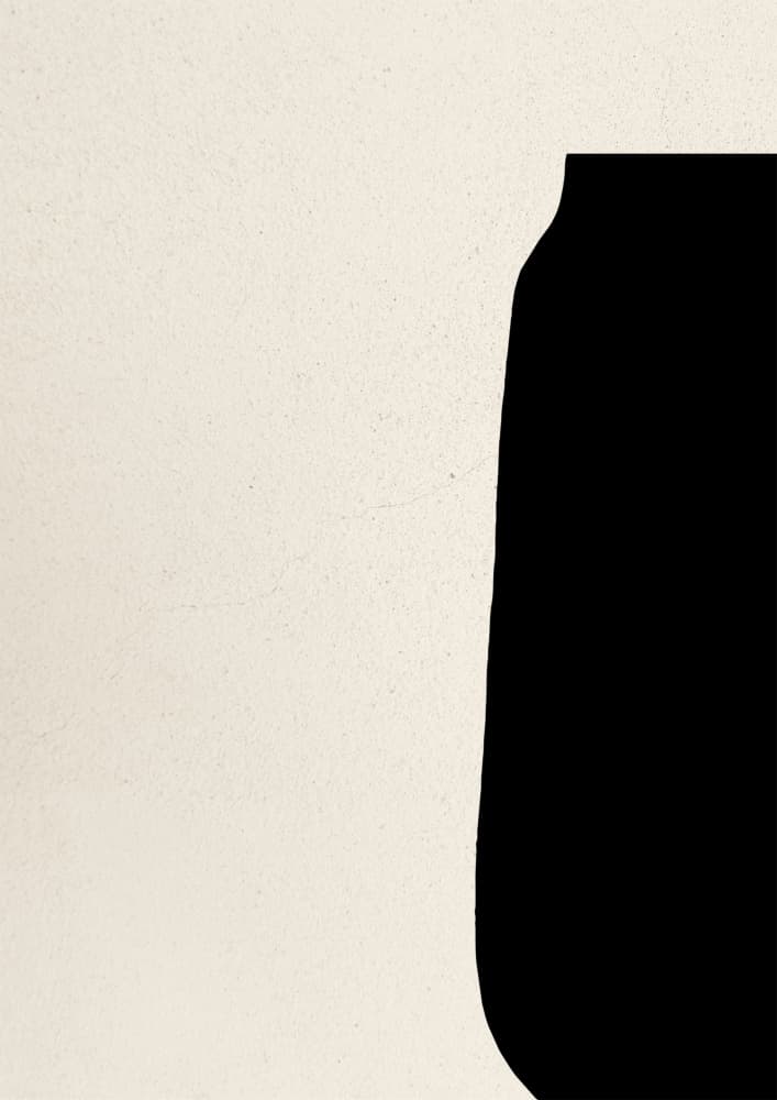 Modern Curved Silhouette by Nilesh Kulkarni — canvas wall art