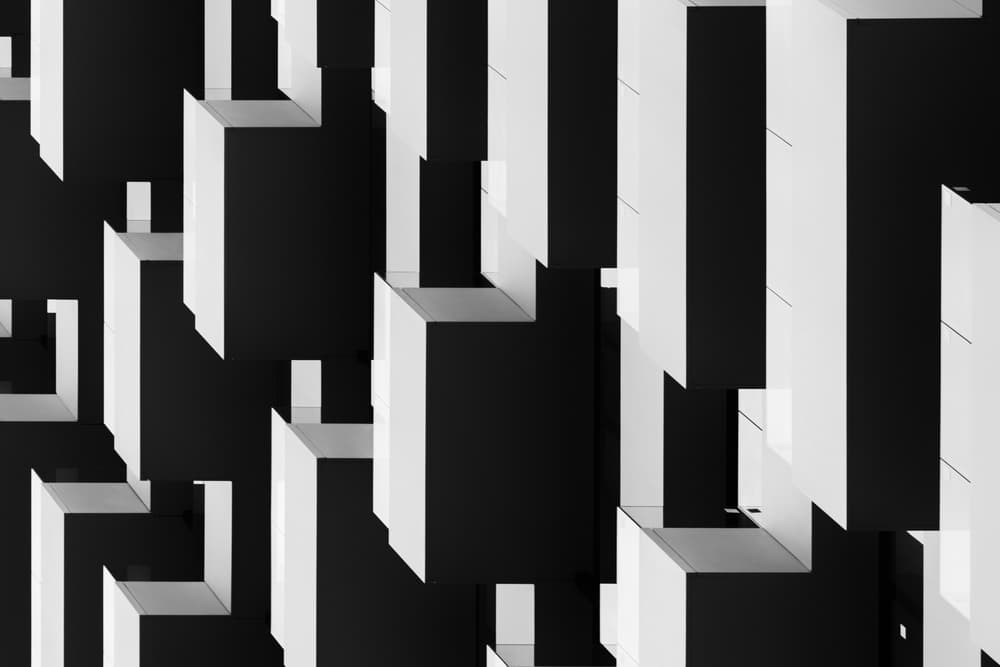 Geometric Architectural Forms by Jeroen van de Wiel — canvas wall art