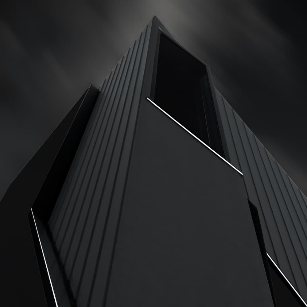 Sleek Urban Geometry by Gilbert Claes — canvas wall art