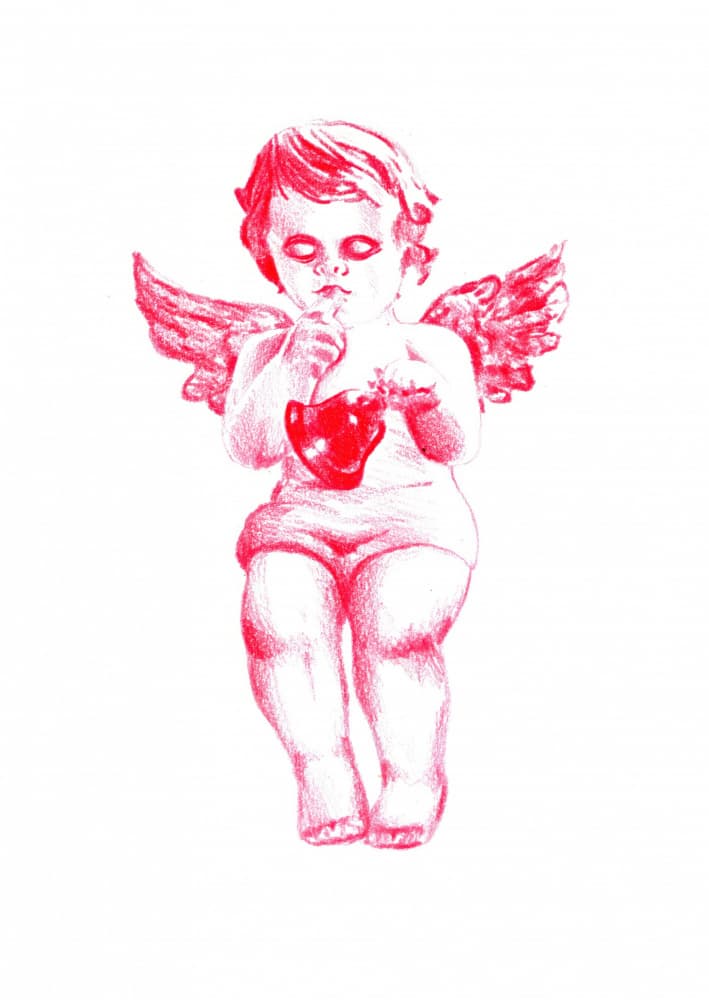 Dark Cupid Secret by Kulik — canvas wall art