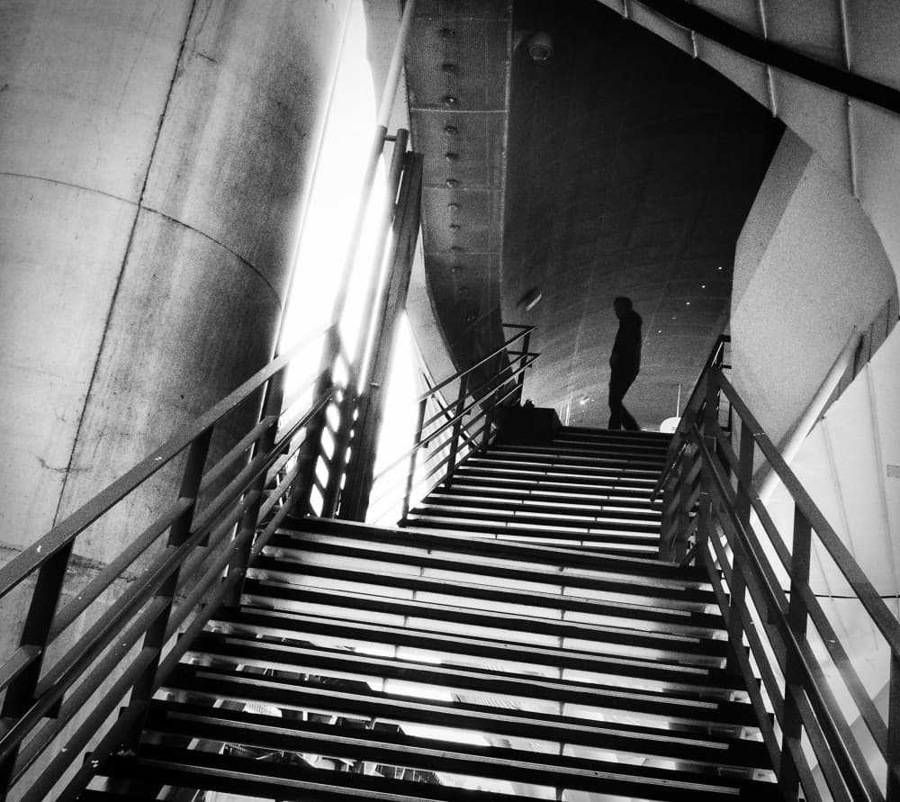 Stark Industrial Climb by Mi Young Choi — canvas wall art
