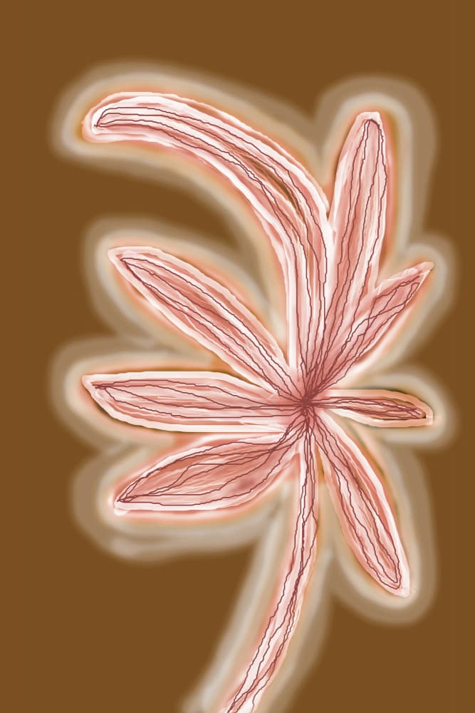 Warm Botanical Glow by Christina Sillen — canvas wall art