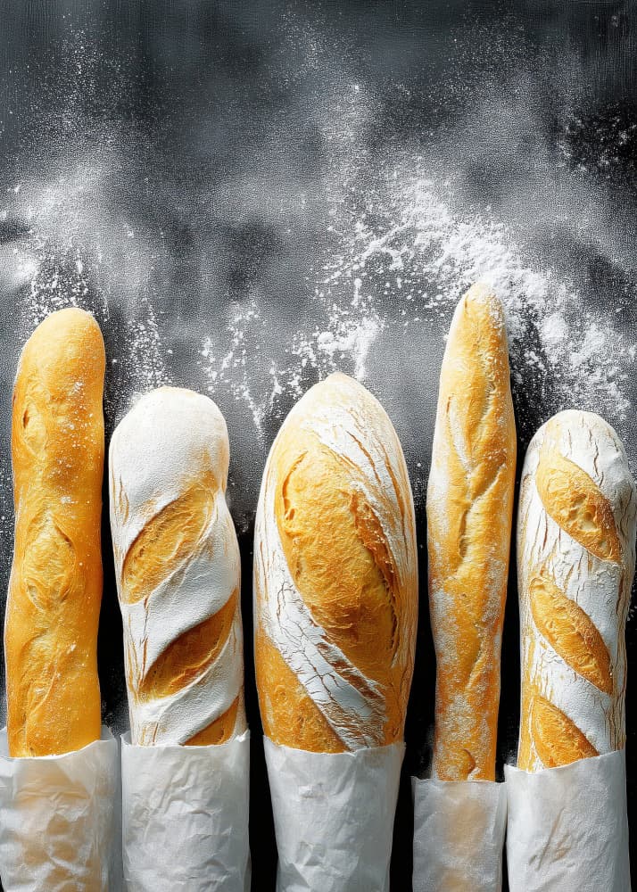 Fresh Baked Bread by Justyna Jaszke — canvas wall art
