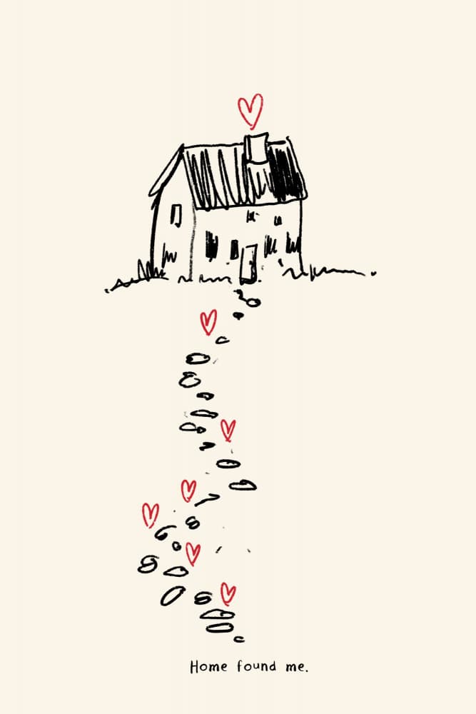Cozy Home Path by Treechild — canvas wall art