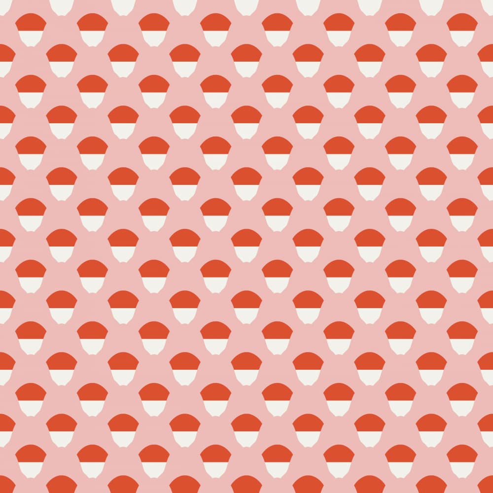 Soft Acorn Pattern by Little Dean — canvas wall art
