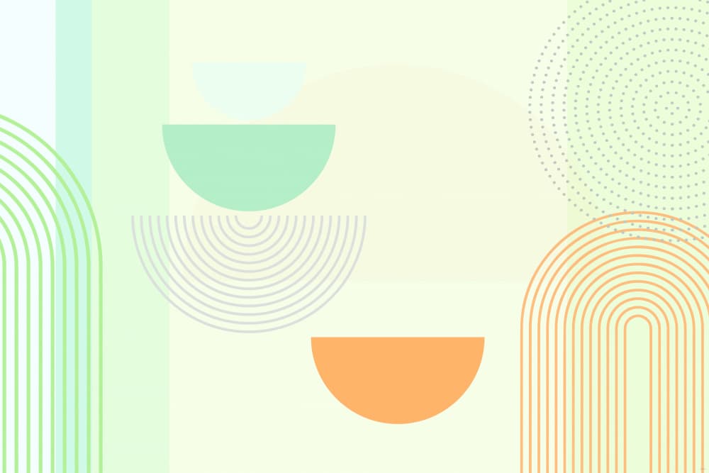 Pastel Geometric Serenity by Sue Skellern — canvas wall art
