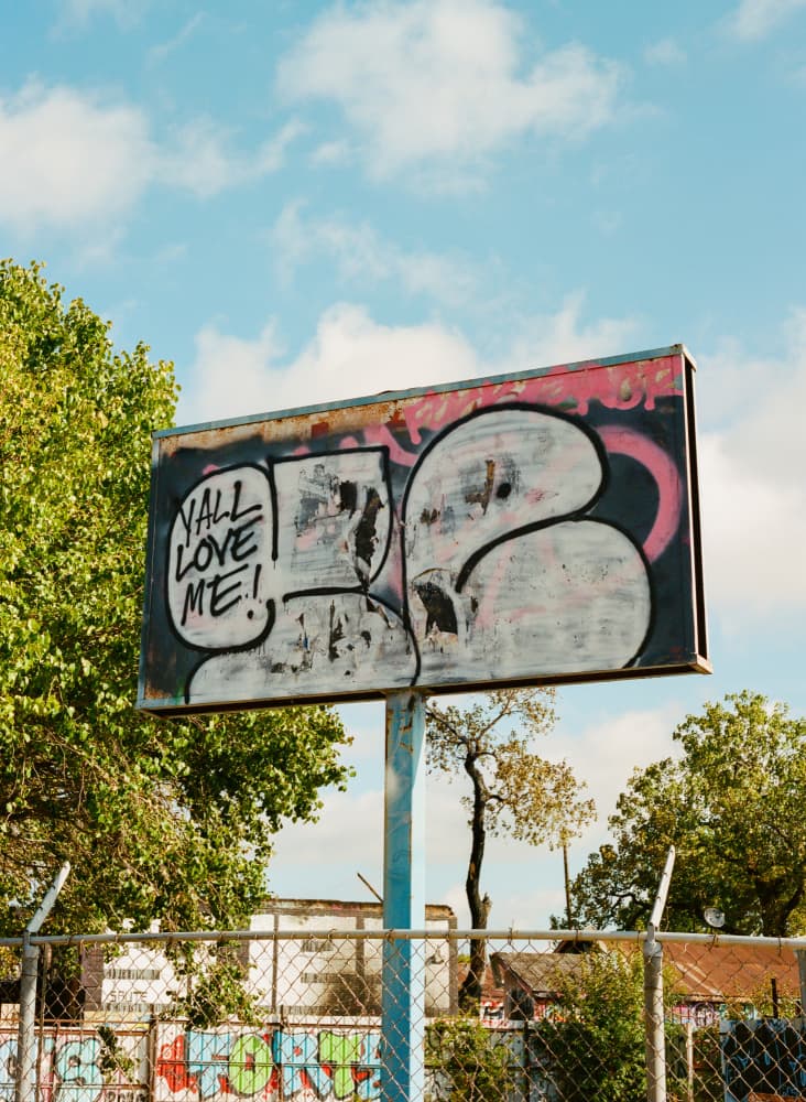 Y'all Love Me Billboard by Bethany Young — canvas wall art