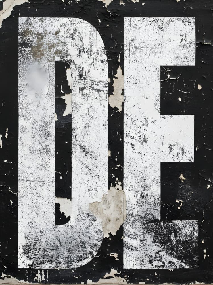 Distressed Urban DE by HUGO — canvas wall art