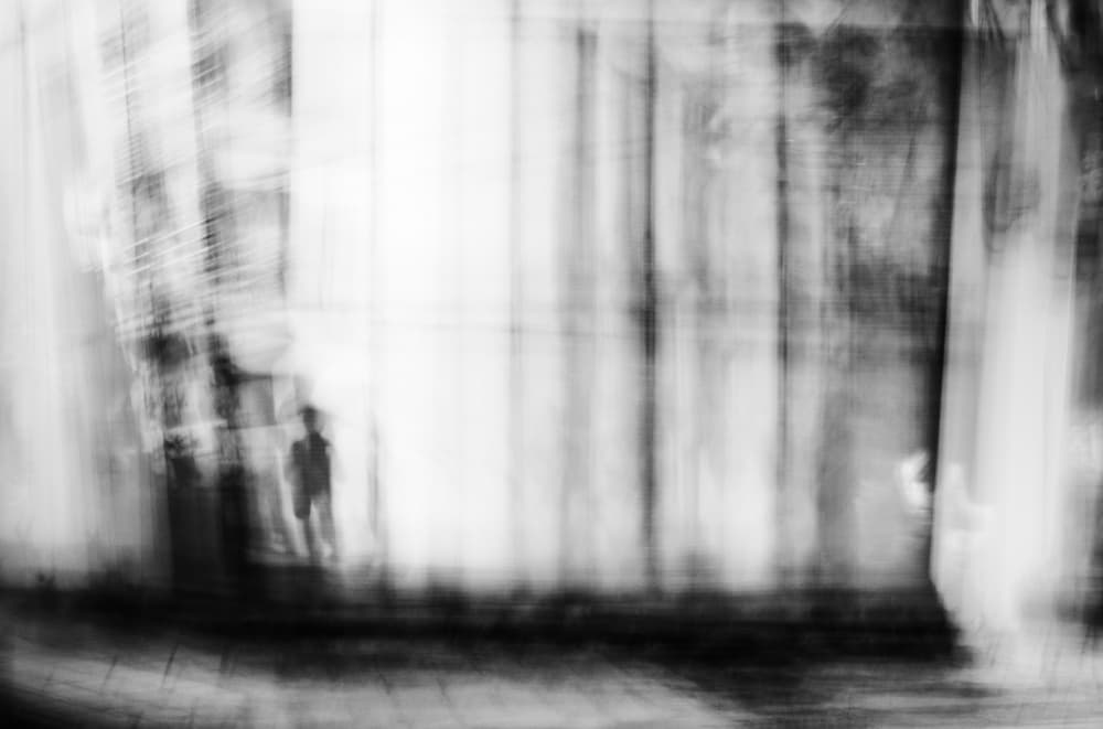 Solitary Urban Motion by Swen MUN — canvas wall art