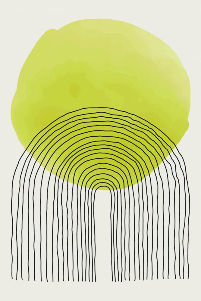 Boho Arched Sun by jay stanley — canvas wall art