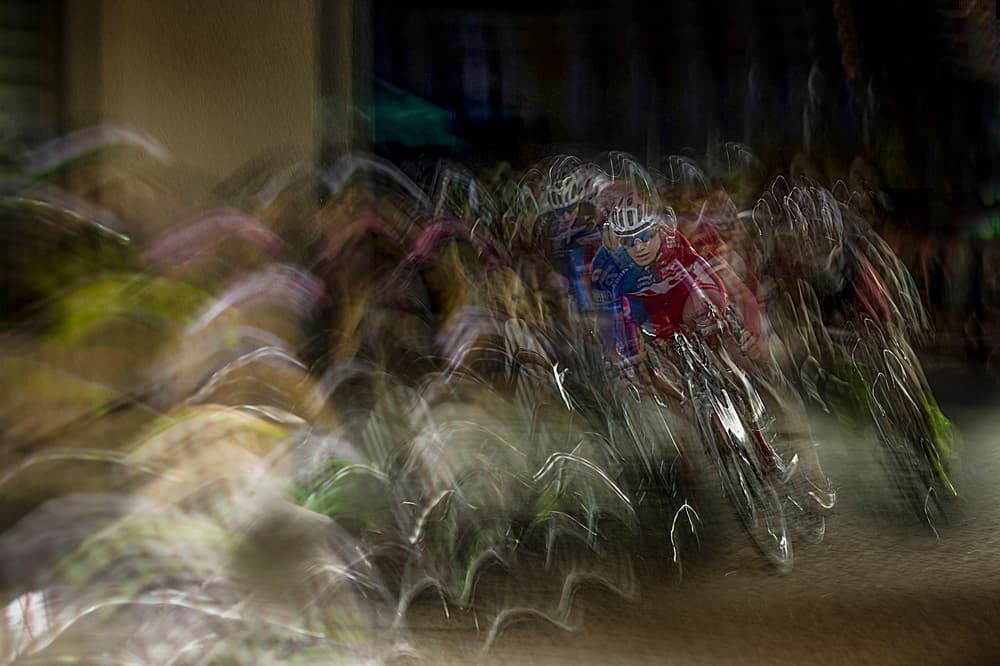 Dynamic Cycling Race by Milan Malovrh — canvas wall art