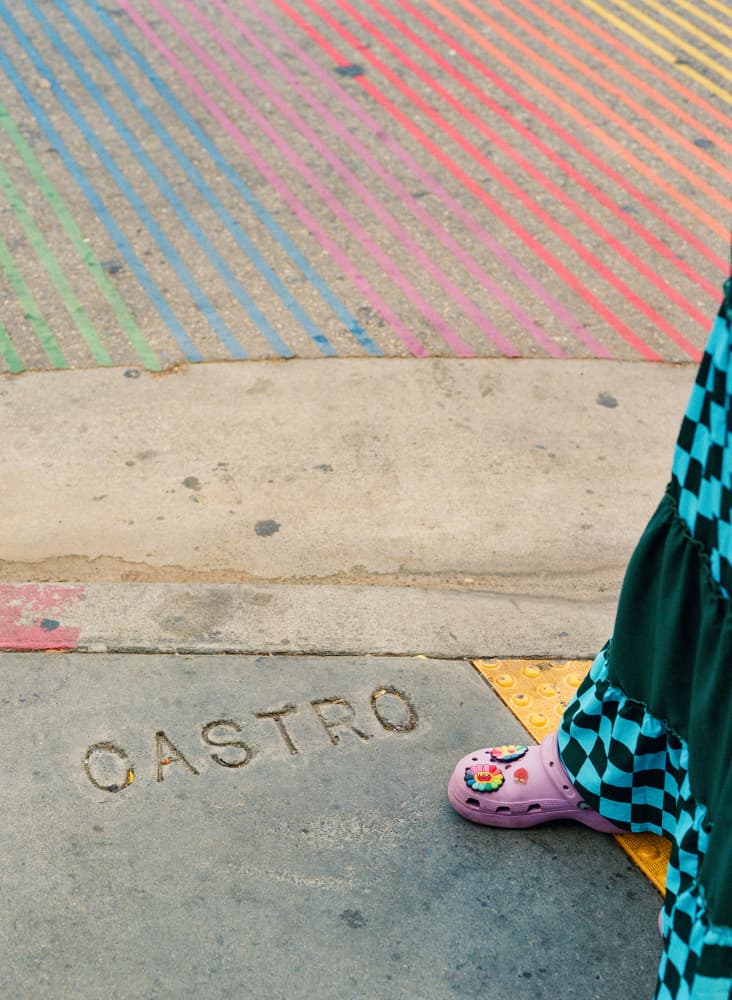 Castro Street Rainbow by Bethany Young — canvas wall art