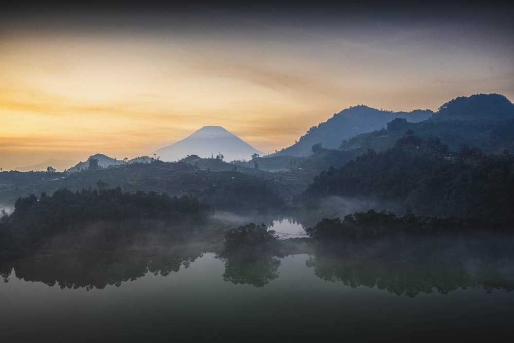 Misty Mountain Sunrise by Joseph Ng — canvas wall art