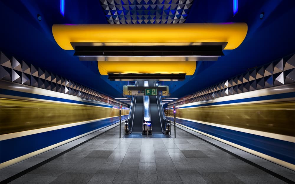 Dynamic Metro Speed by Jesús M. García — canvas wall art