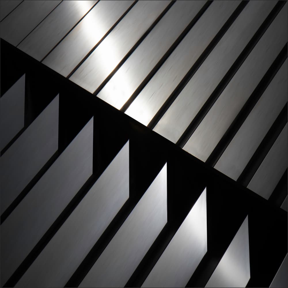 Shining Metal Lines by Gilbert Claes — canvas wall art