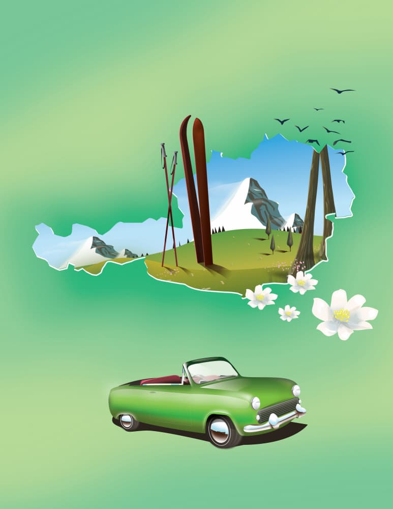 Austria Travel Adventure by Nicholas — canvas wall art