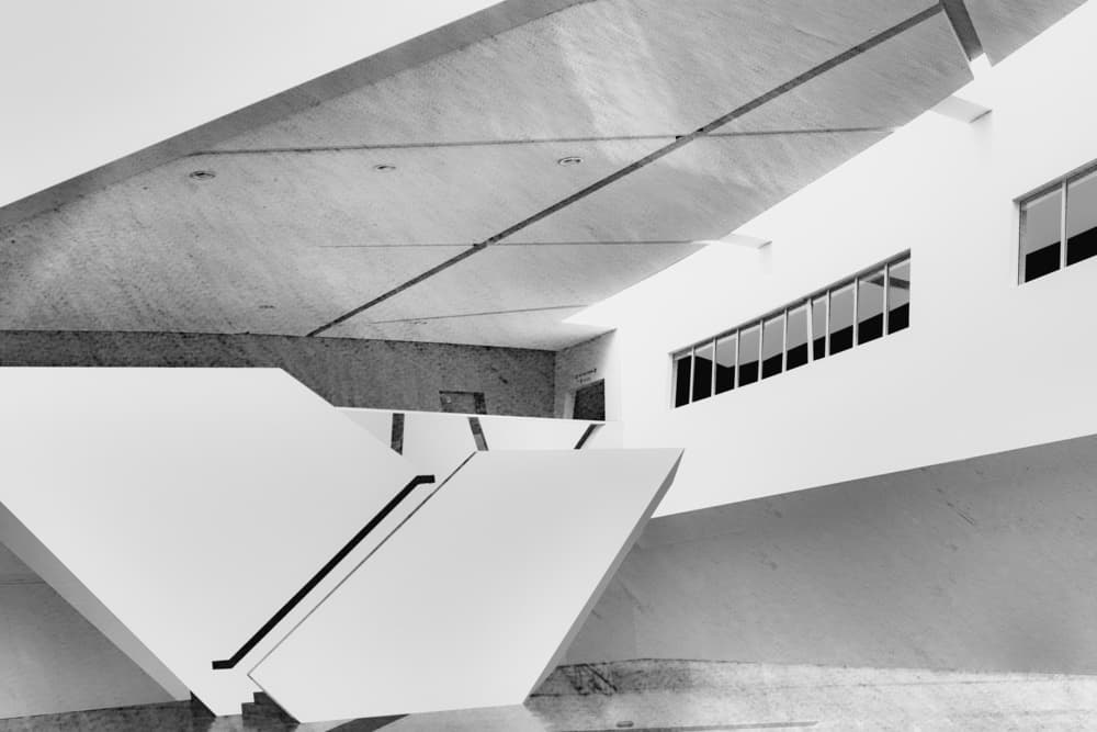 Modern Geometric Architecture by Luc Vangindertael (laGrange) — canvas wall art