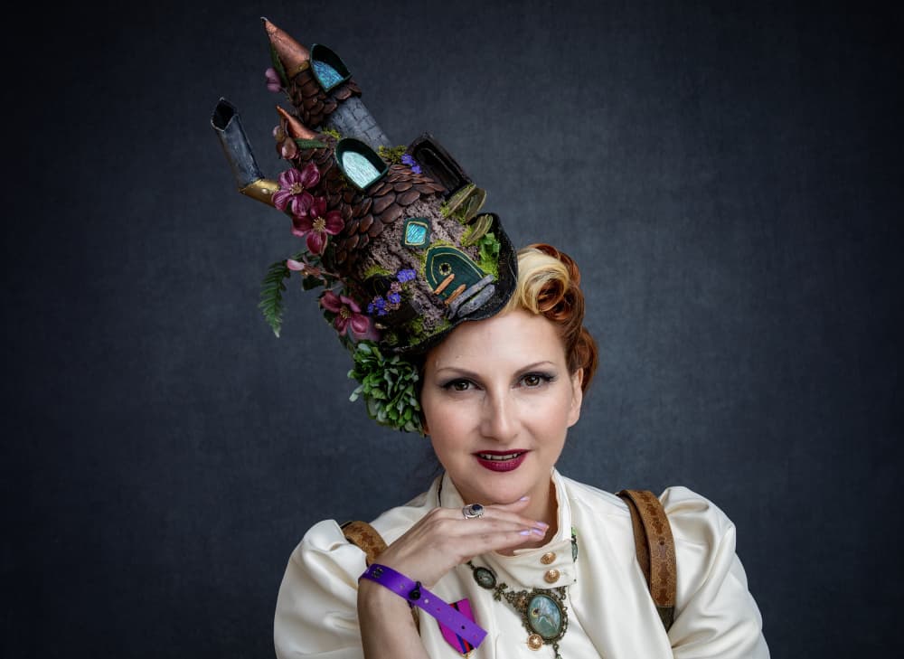 Enchanted Hat Portrait by Daniel Springgay — canvas wall art
