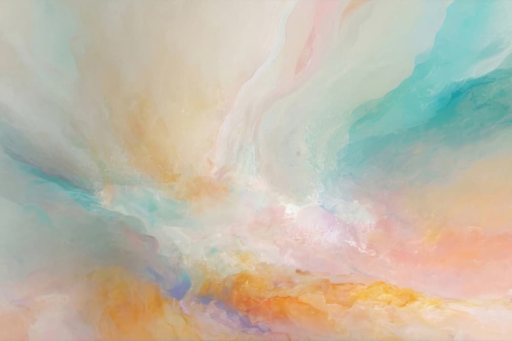 Ethereal Color Swirls by Alpenglow Workshop — canvas wall art