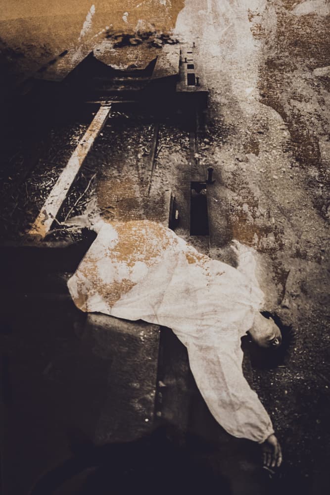 Fallen White Dress by Kurosaki Sangan — canvas wall art