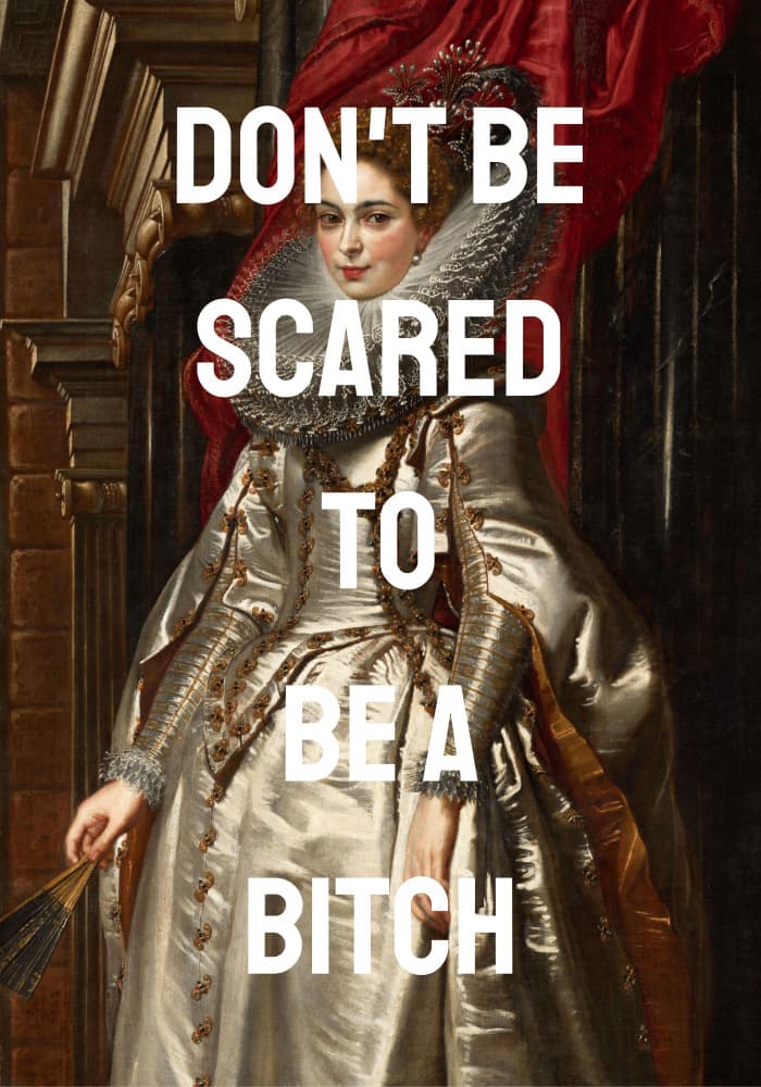 Empowering Queen Portrait by Athene Fritsch — canvas wall art