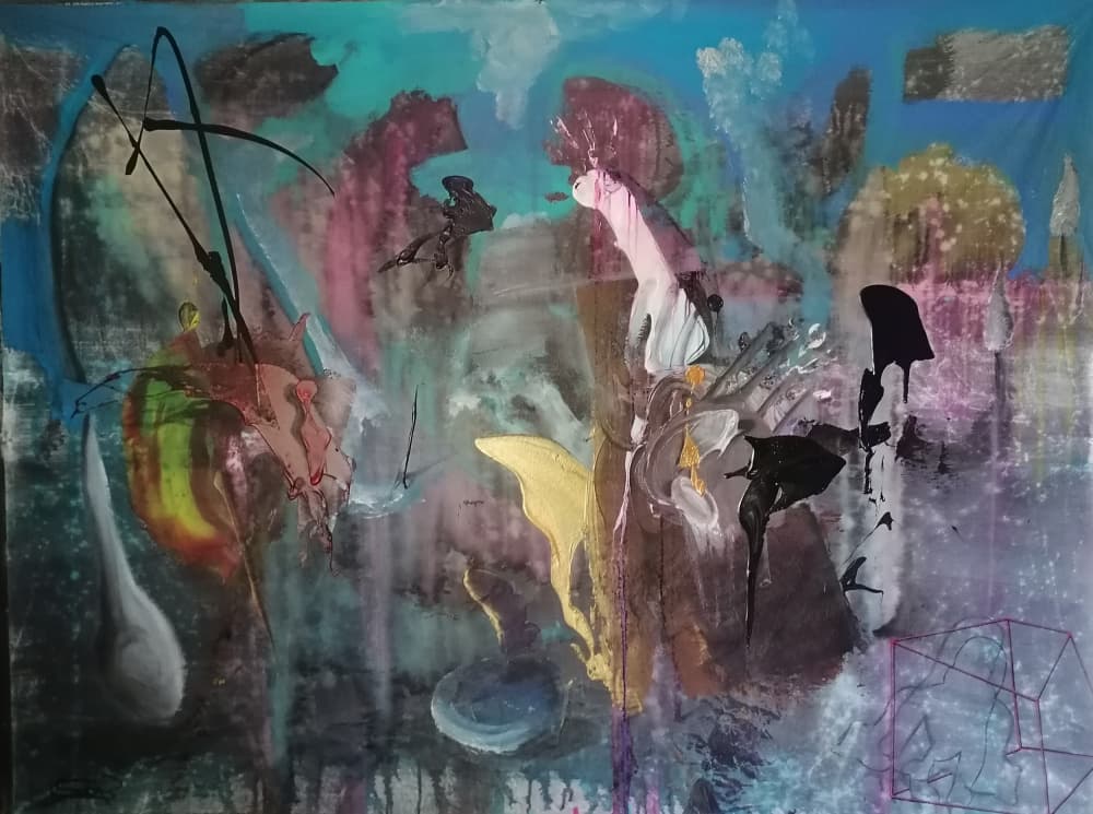 Vibrant Abstract Flow by Stefano Mazzolini — canvas wall art