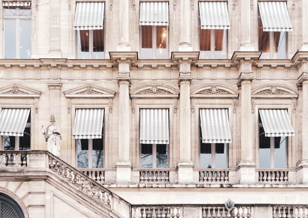 Parisian Balcony Facade by Talitha McQueen — canvas wall art