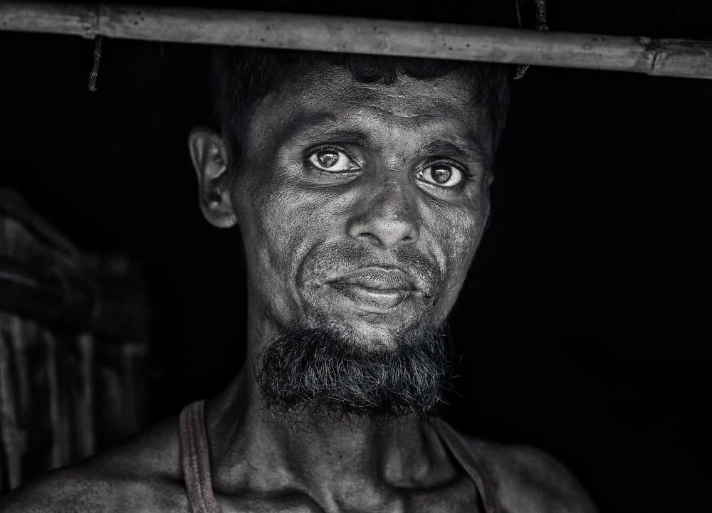 Intense Gaze Man by Joxe Inazio Kuesta Garmendia — canvas wall art