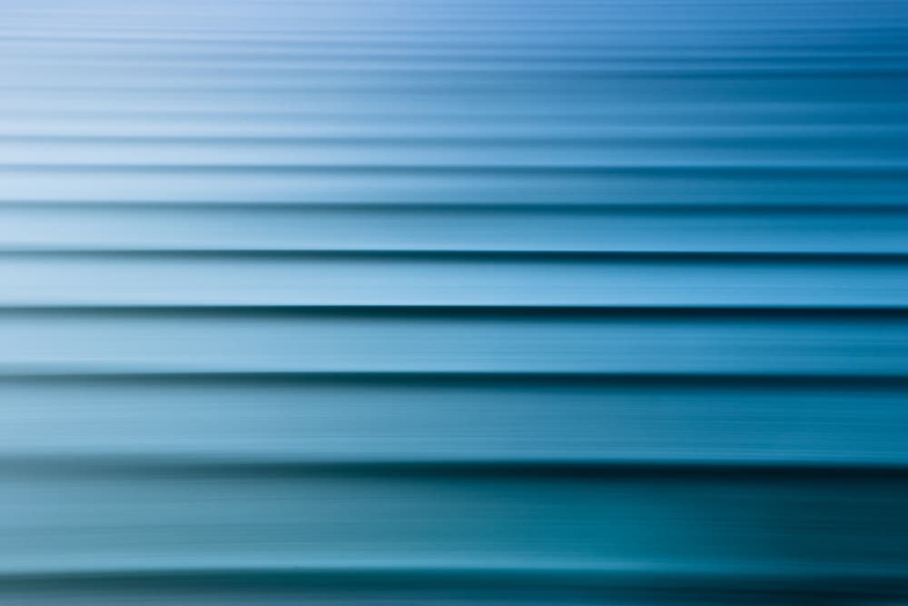 Blue Gradient Waves by Anthony Fox — canvas wall art