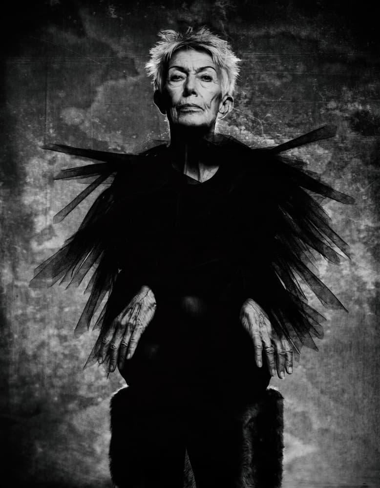 Powerful Woman Portrait by mario lotzin / uwe friessner — canvas wall art