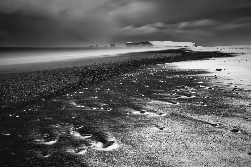 Dramatic Winter Beach by Luigi Ruoppolo — canvas wall art