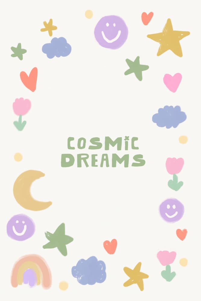 Sweet Cosmic Dreams by Treechild — canvas wall art