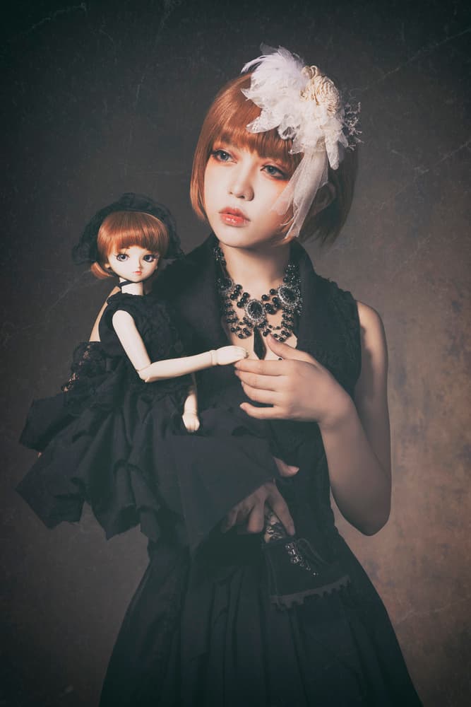 Gothic Doll Portrait by Daisuke Kiyota — canvas wall art