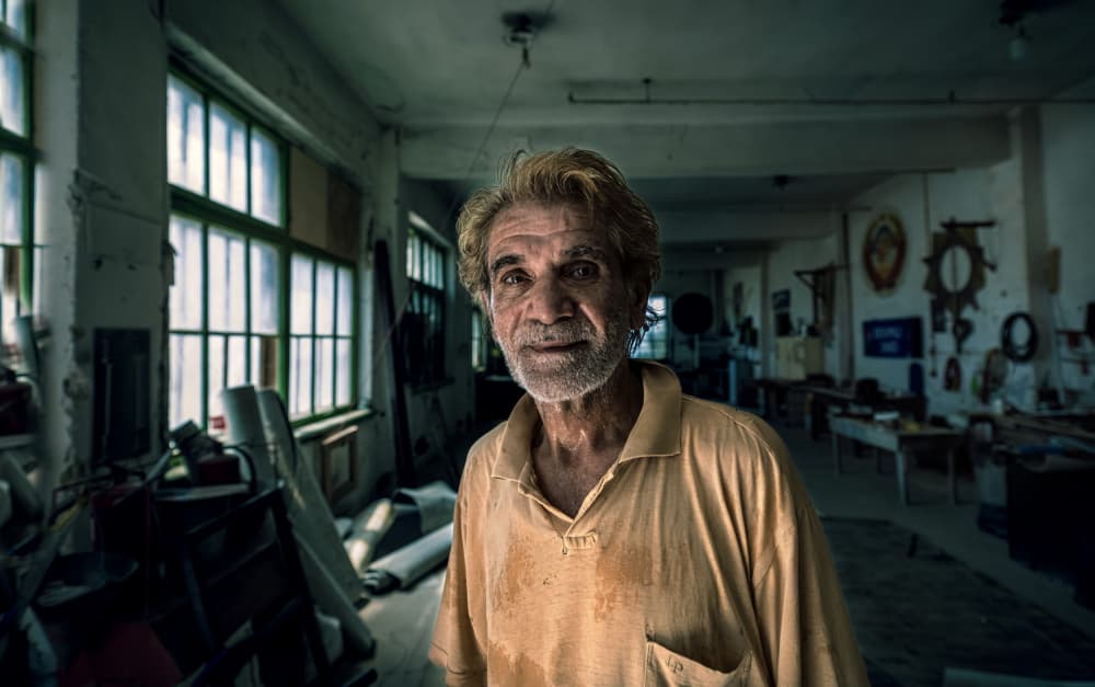 Workshop Artisan Portrait by Waldemar Szmidt — canvas wall art