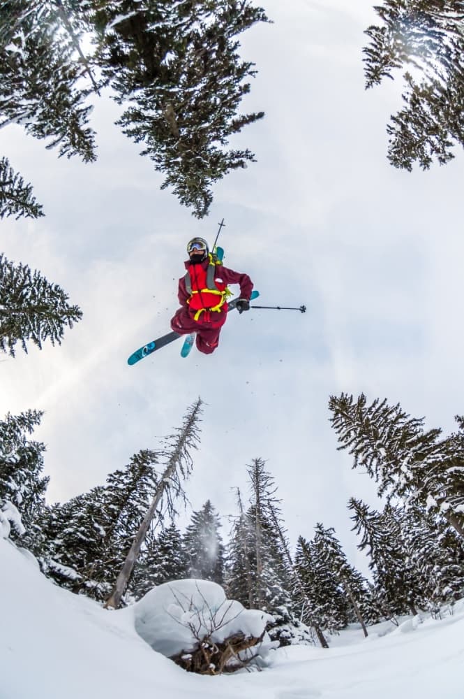 Winter Ski Jump by Tristan Shu — canvas wall art